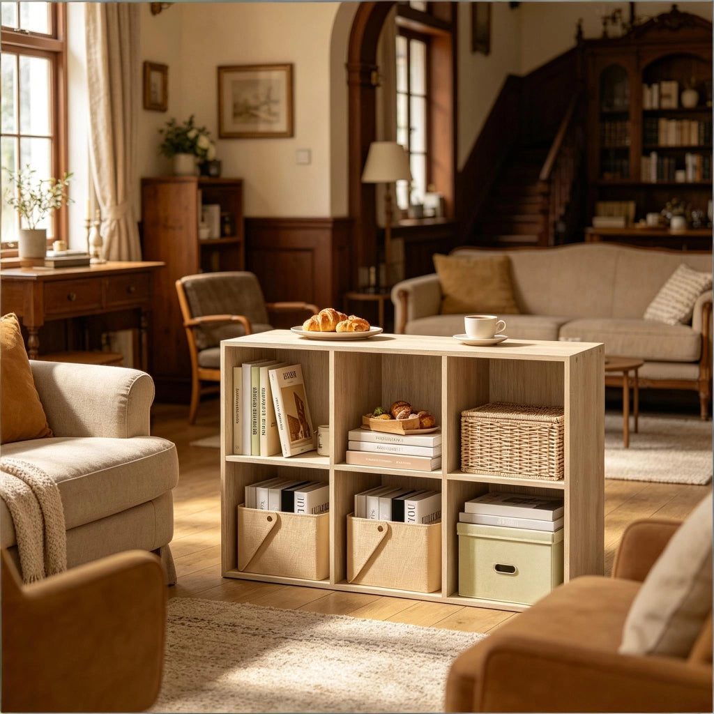 LIBRERIA A CUBI 59,6 x 89 x 29 cm Rovere