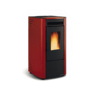 Stufa a Pellet Ventilata Nordica Extraflame Ketty 5.0 V5 Bordeaux 6,5 kW Classe A+