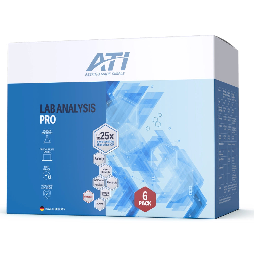 ATI ICP Lab Analysis Pro Pack 6x - Test di Laboratorio per Acqua Marina e di Osmosi