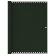 Paravento da Balcone Verde Scuro 120x300 cm in HDPE 310976