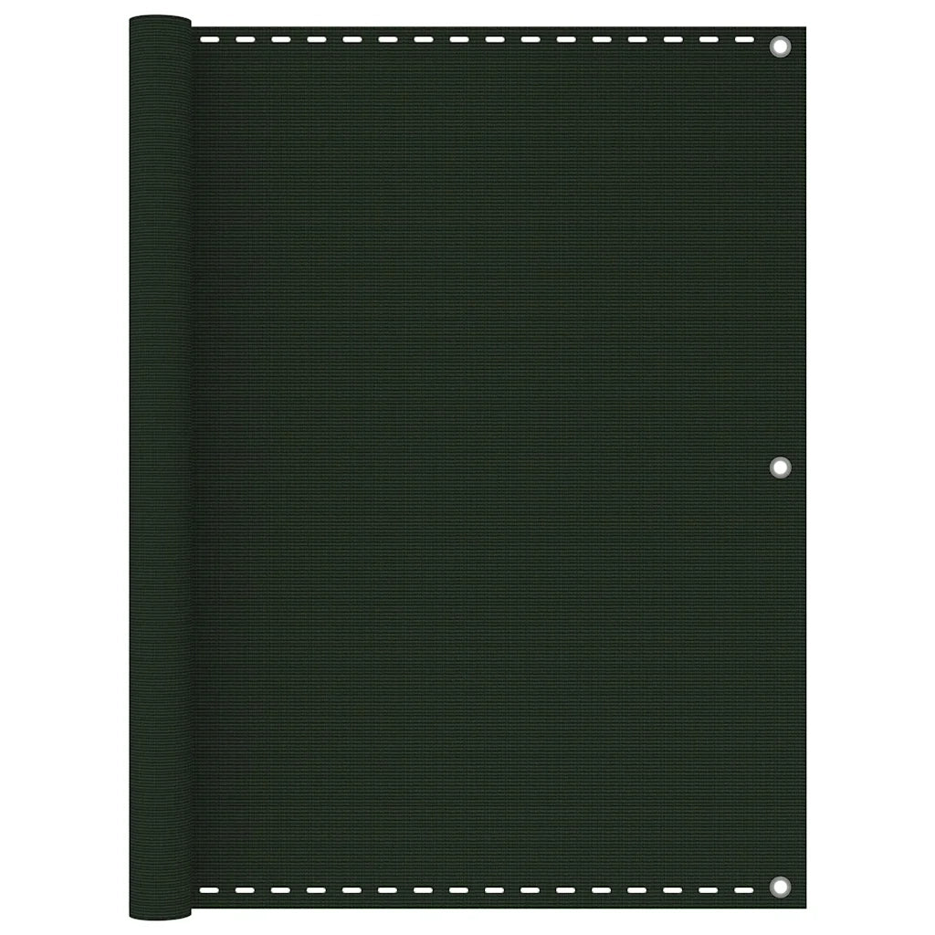 Paravento da Balcone Verde Scuro 120x300 cm in HDPE 310976