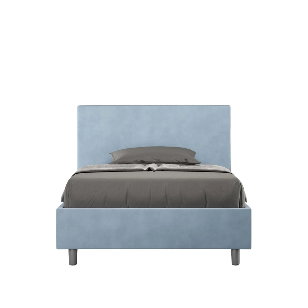 Letto Singolo 90x190 cm Senza Rete Adele Azzurro