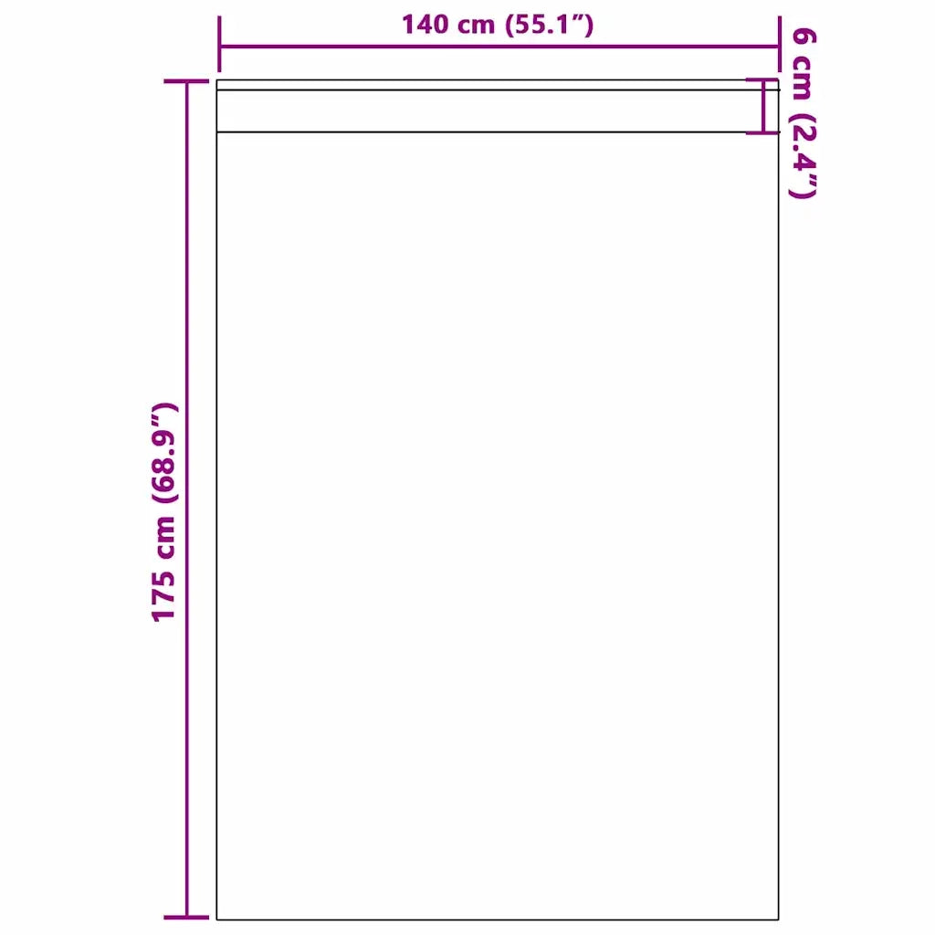 Tende in Velluto 2 pcs Rosso vino 175 x 140 cm Velluto 4107679