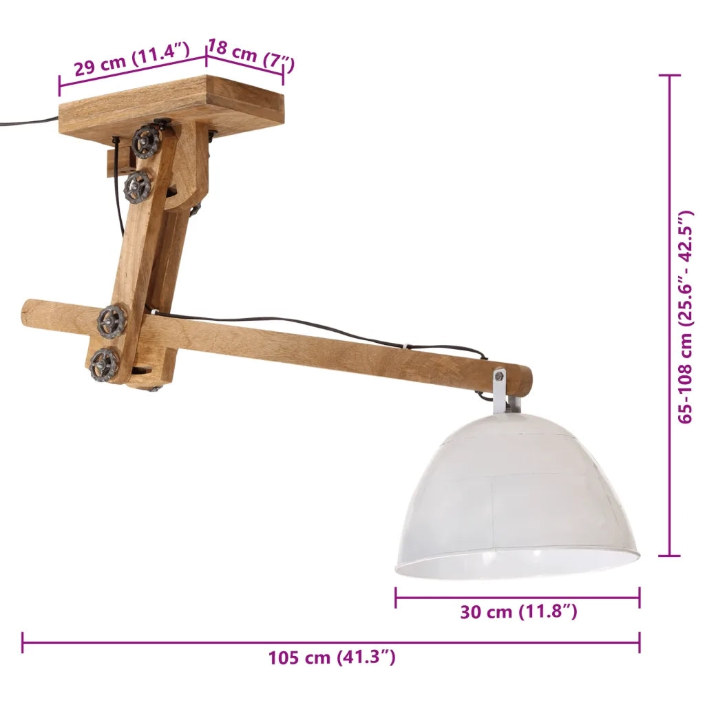 Lampada da Soffitto 25 W Bianca 105x30x65-108cm E27 CFW5340130