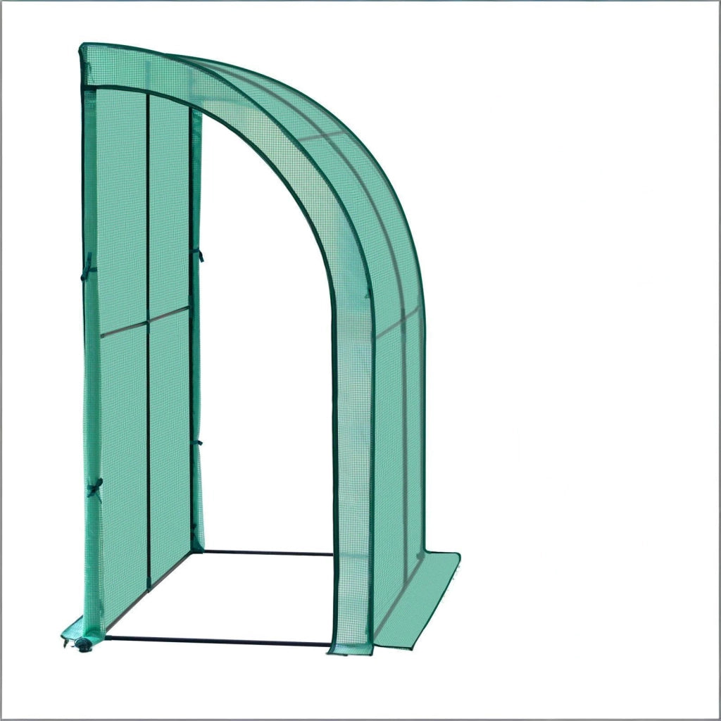Gewächshaus Leaning: Robustes, schönes Pflanzengartenhaus für 200x100cm