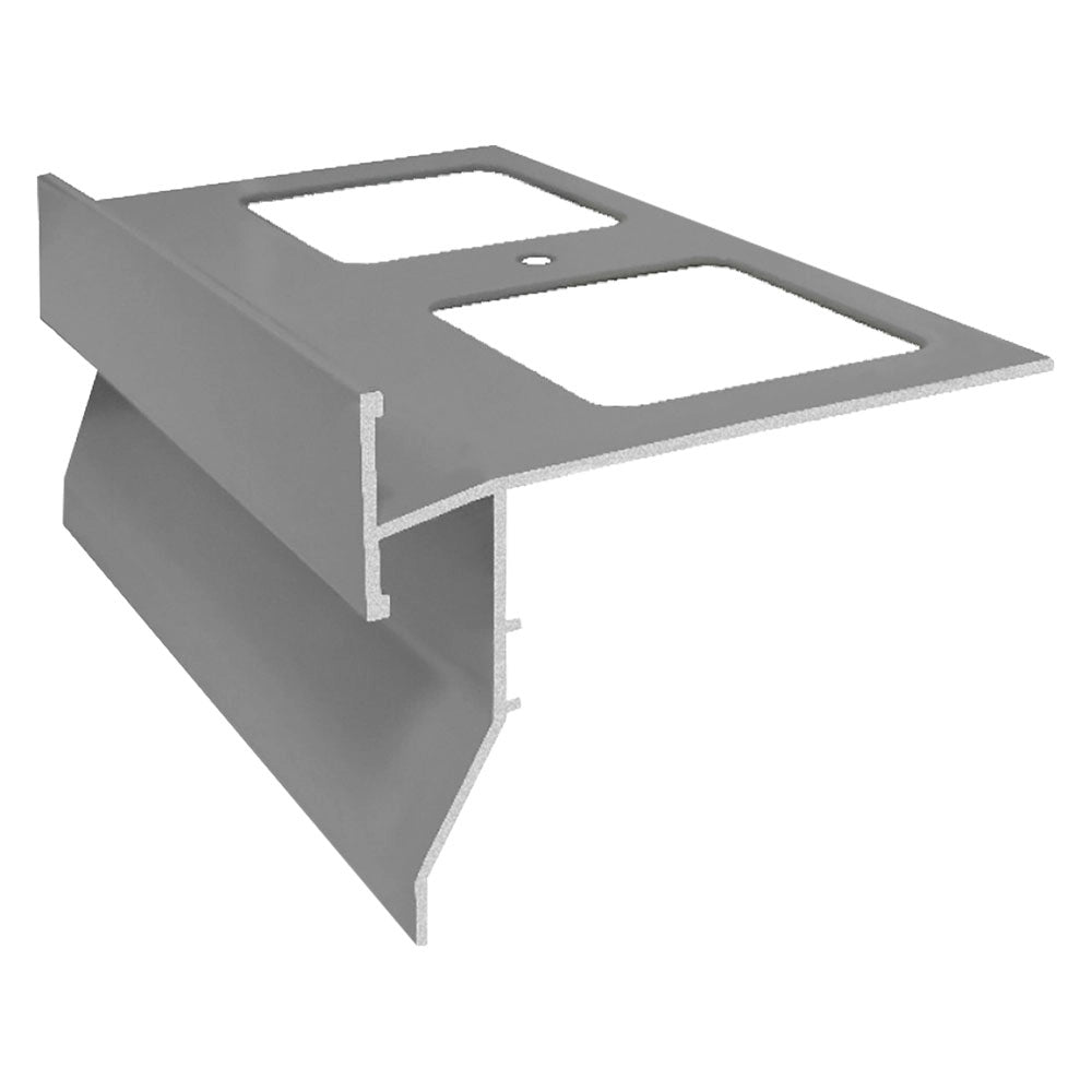 Gocciolatoio per Balconi Terrazze Top Plastica 85 mm Lungh. Grigio 2,6 Mt