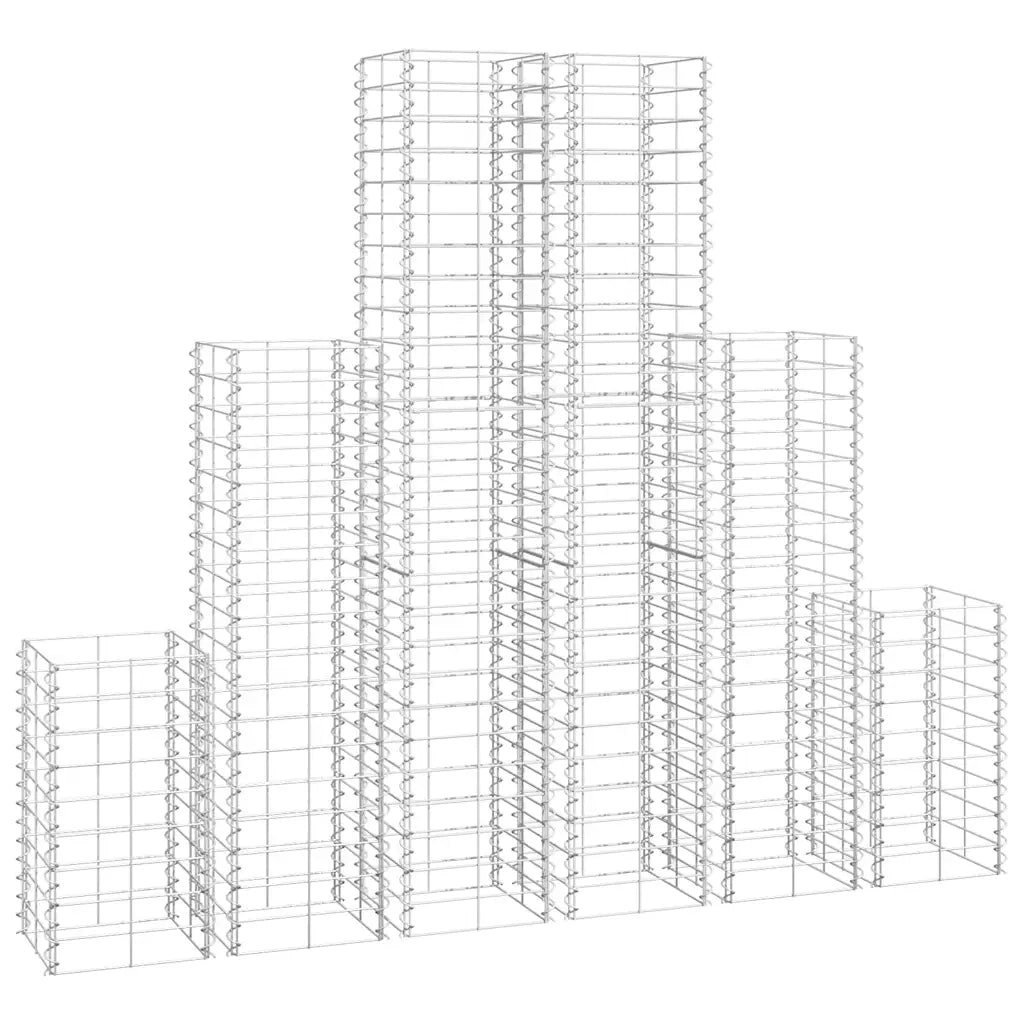 Set Gabbioni 6 pz in Filo Zincato 141049
