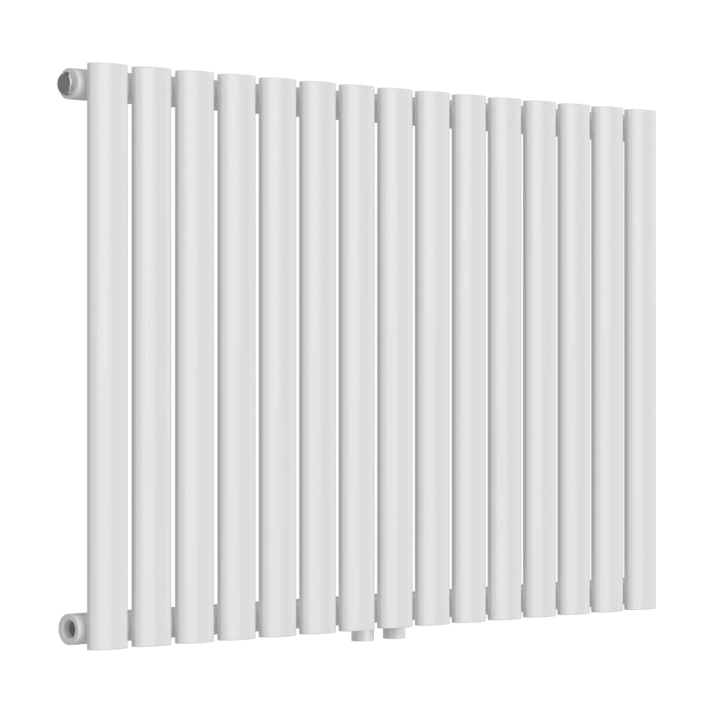 Radiatore a pannello di design piatto 653 watt acciaio 60 x 90 cm bianco 03_0010460