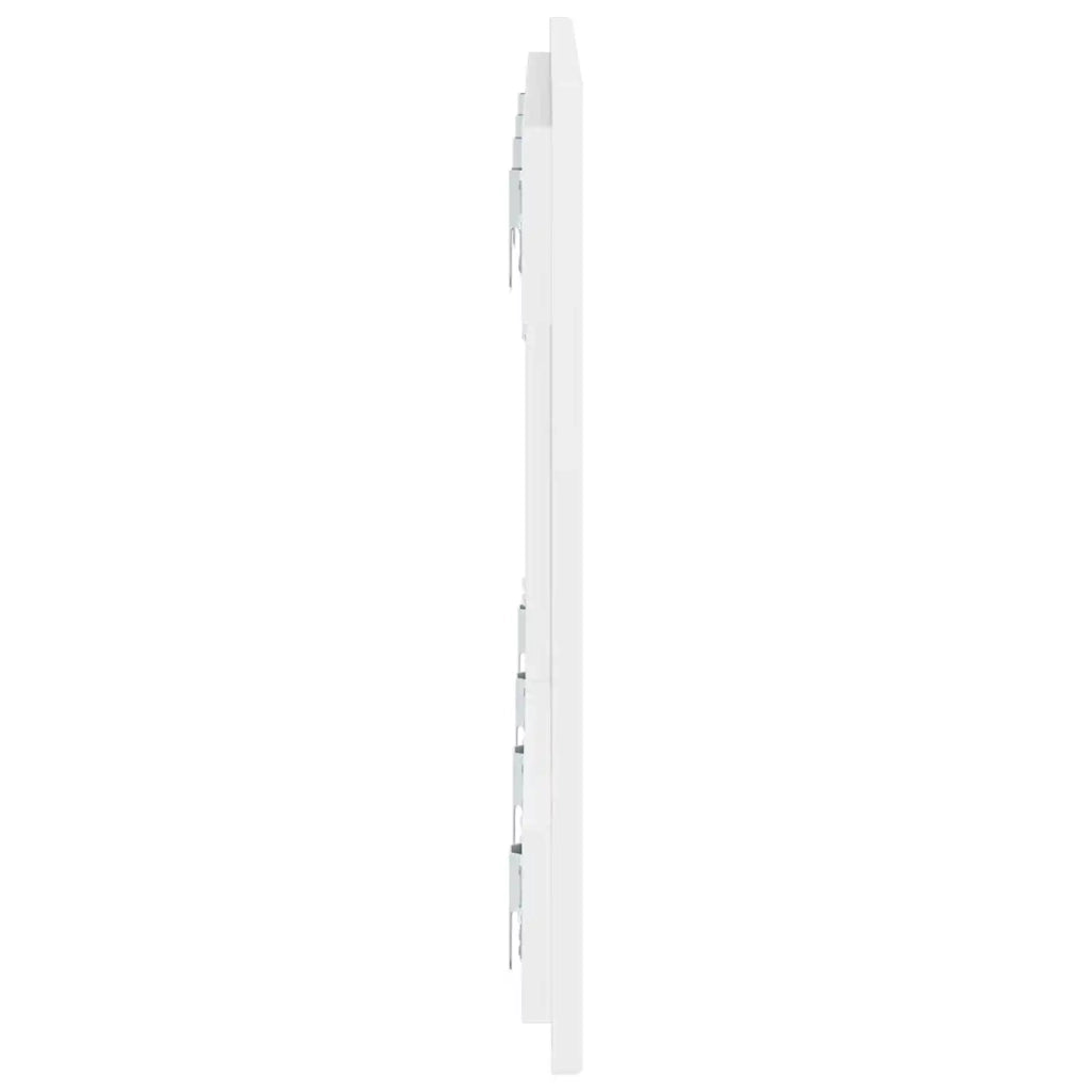 Testiera da Muro BREDA Bianco Legno ingegnerizzato 897635