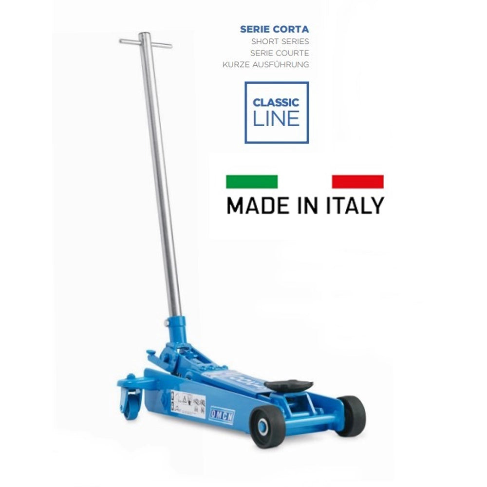 CRIC AUTO CARRELLO SOLLEVATORE IDRAULICO 2000Kg 525mm 112/S OMCN