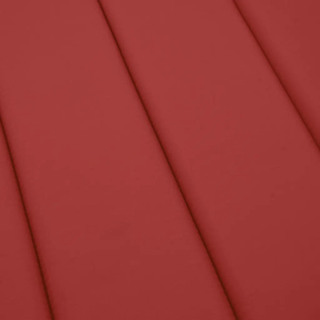 Cuscino per Lettino Rosso 200x50x3 cm in Tessuto Oxford 314194