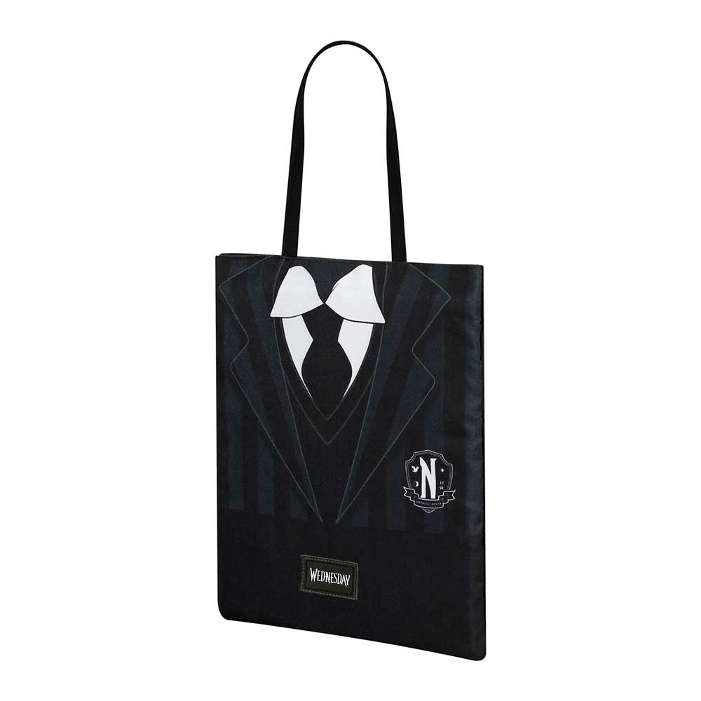 MERCOLEDÌ NERO BORSA SHOPPING BAG MERCOLEDÌ UNIFORME - ZENCOCCO