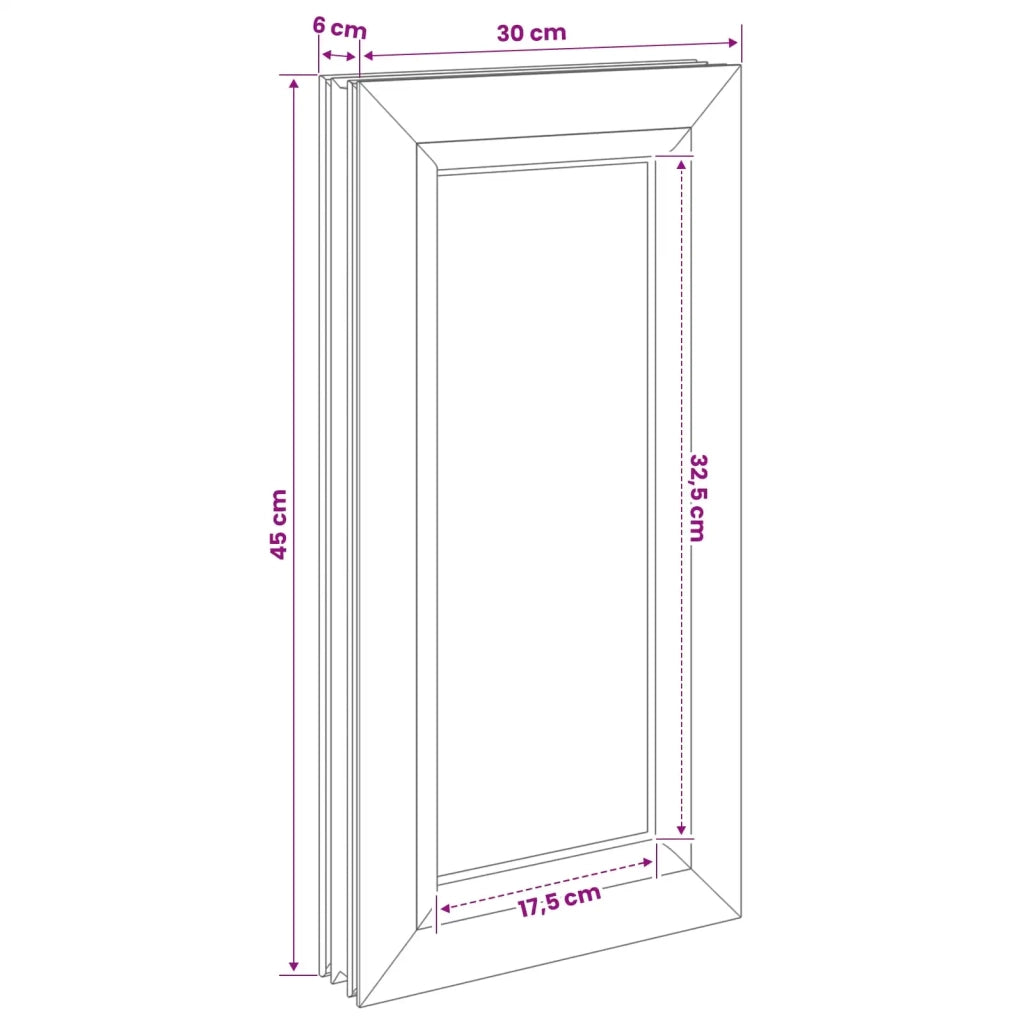 Finestra Cantina RISOR 30 x 45 cm PVC e Vetro 42047994