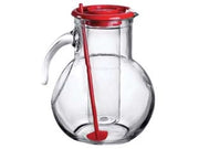 CARAFFA KUFRA LT.2- - lt.2 - altezza mm.215 - colore rosso - 6 pezzi BORMIOLI