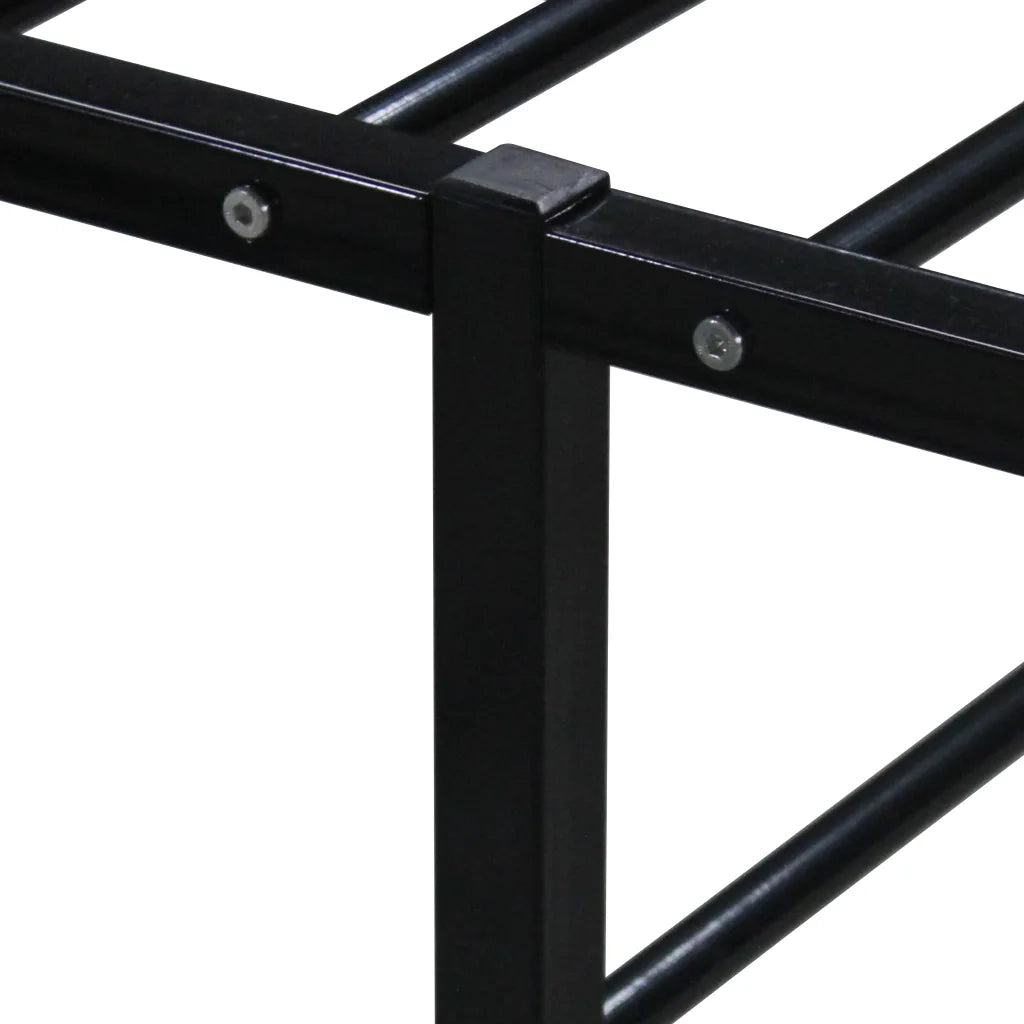 Giroletto Nero in Metallo 90x200 cm 324785