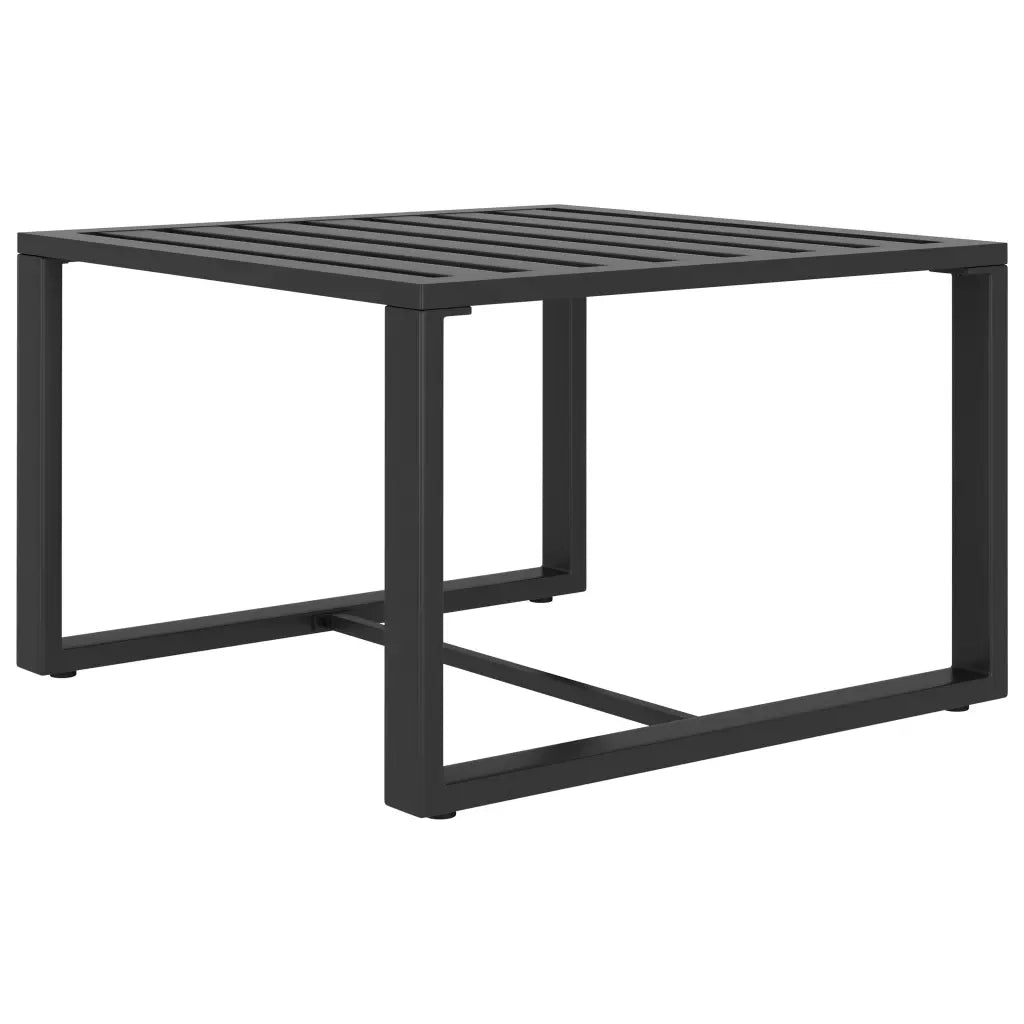 Set Divani da Giardino 5 pz con Cuscini in Alluminio Antracite 49232
