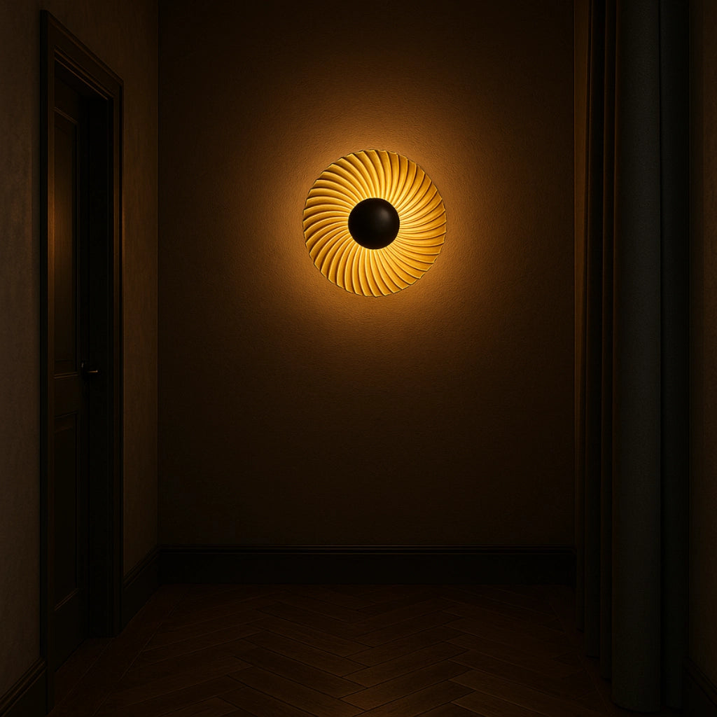 Applique da parete SOLA art déco oro 1xG9 Light Prestige