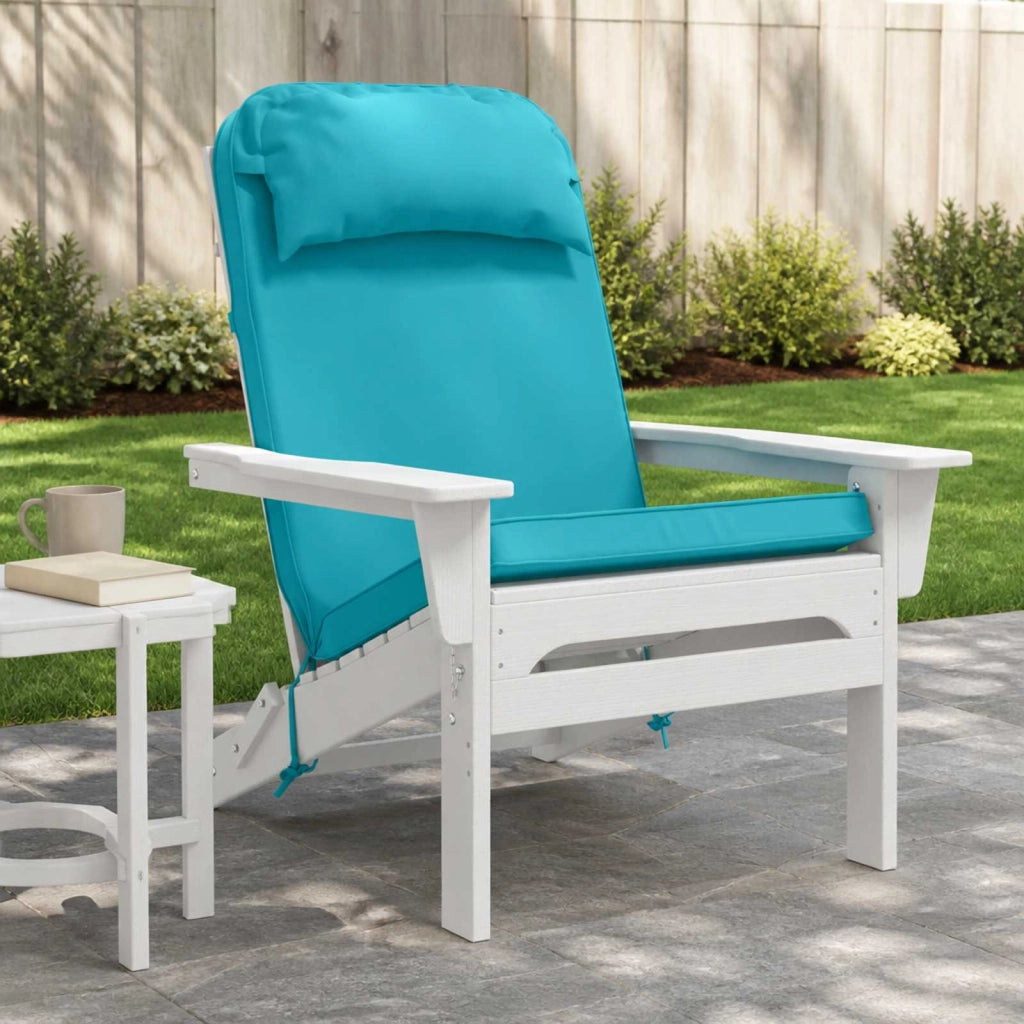 Cuscino per sedia Adirondack 100% Poliestere Turchese 948179