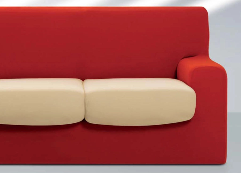 Copriseduta Sofa Cover In Tinta Unita - 2 Posti - Oro 110