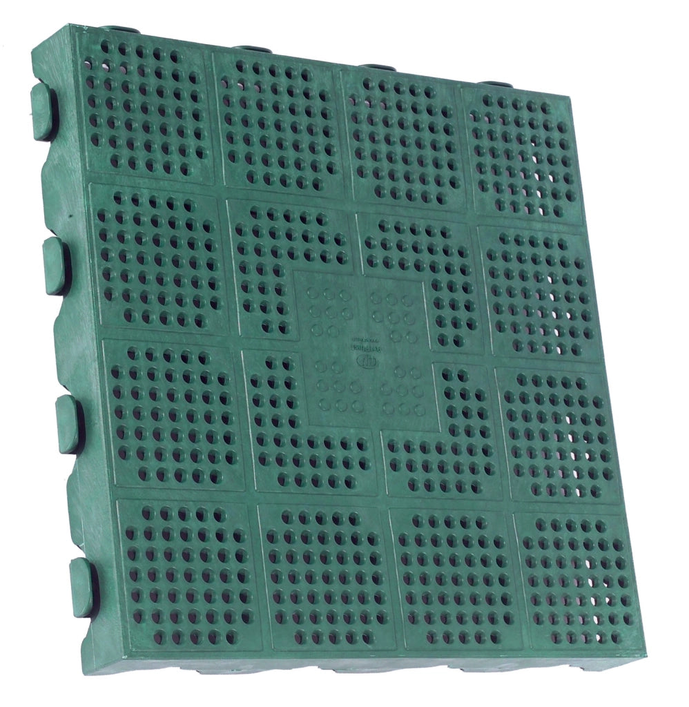 PAVIMENTO IN PP 40X40X4,5 CM  P40 VERDE- ART PLAST- 6,0 pz