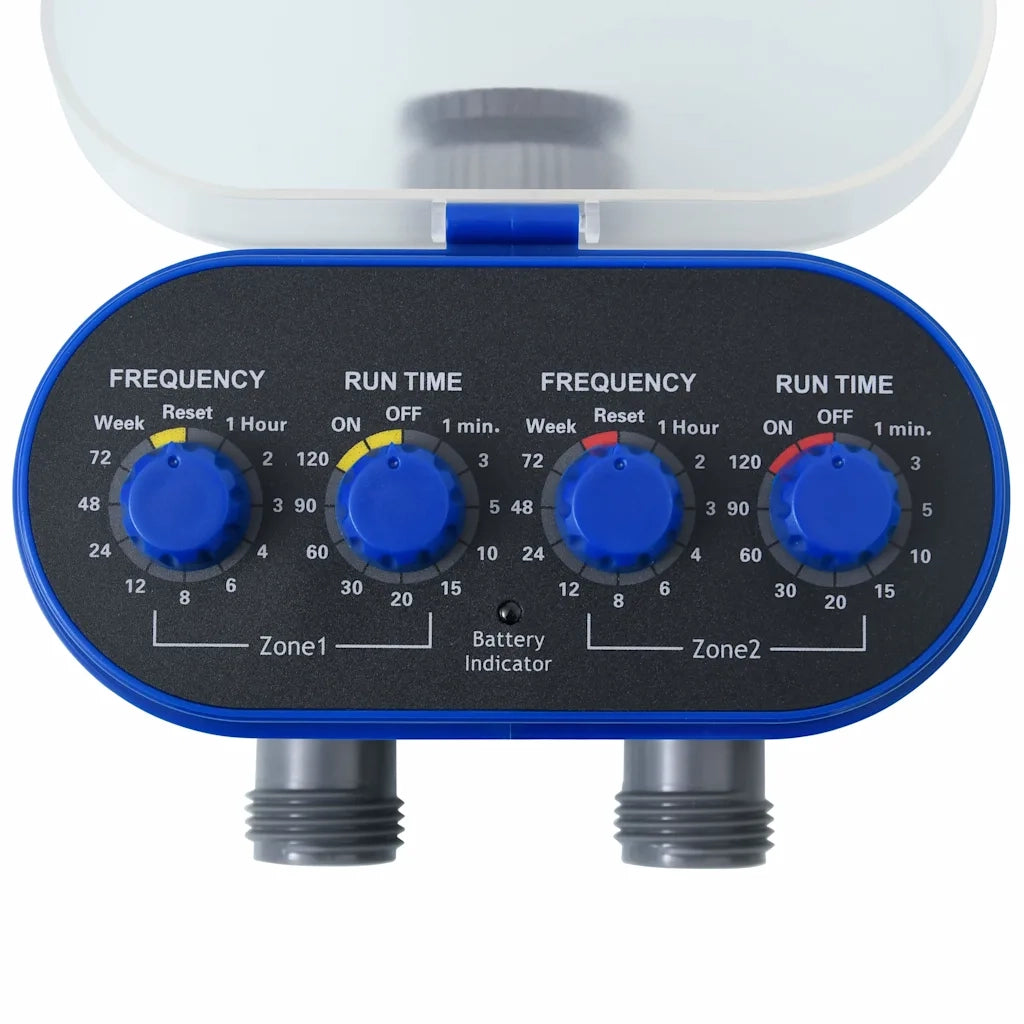 Timer per Irrigazione Doppia Uscita con Valvole a Sfera 147889