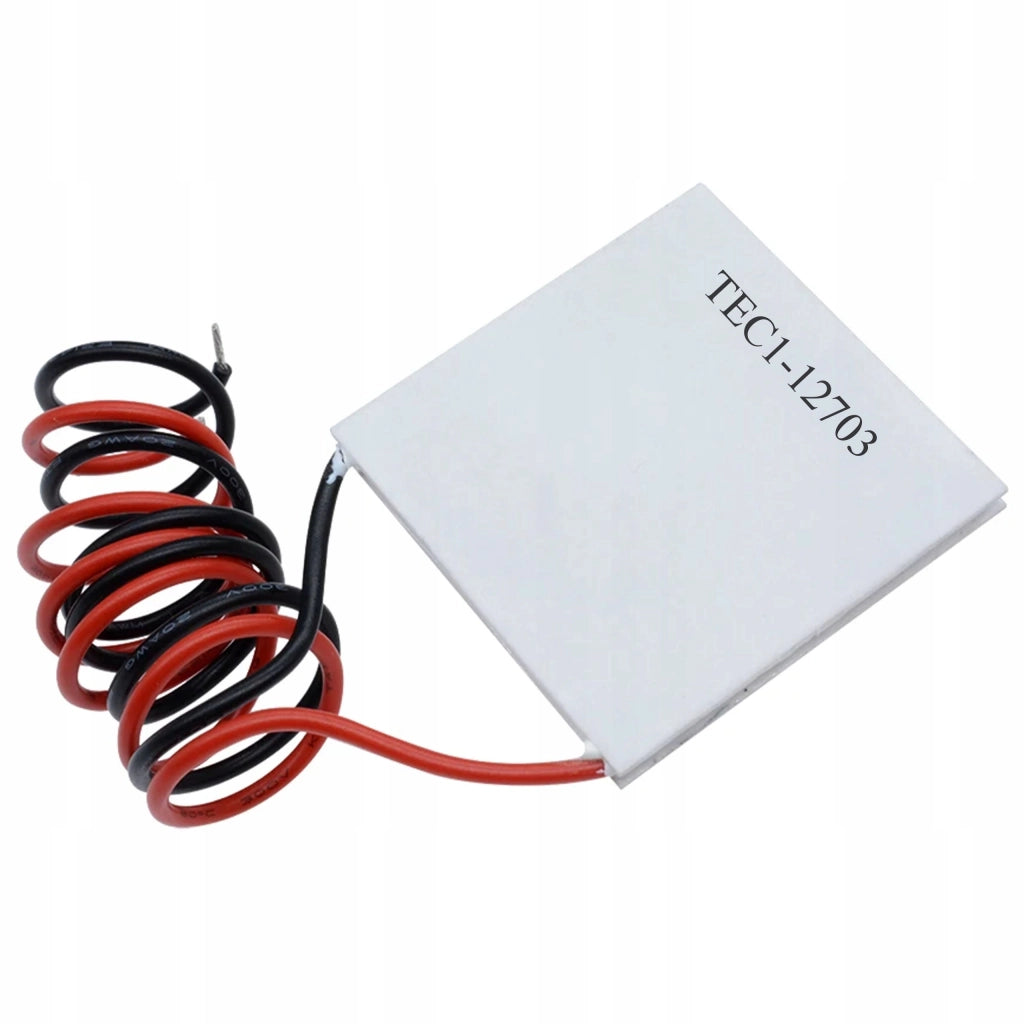 Ogniwo Peltiera TEC1-12703 – Raffreddamento e Riscaldamento | 40x40mm, 36W, 12V | Per Frigoriferi Portatili, Elettronica