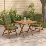 Cuscini per Sedia Alta in 2 Pezzi VIANEN 2 pz 100% Poliestere 953746
