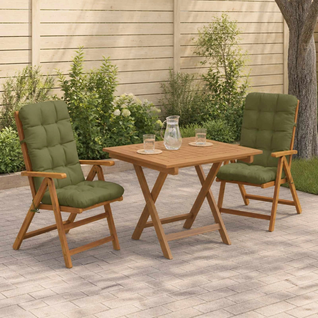 Cuscini per Sedia Alta in 2 Pezzi VIANEN 2 pz 100% Poliestere 953746