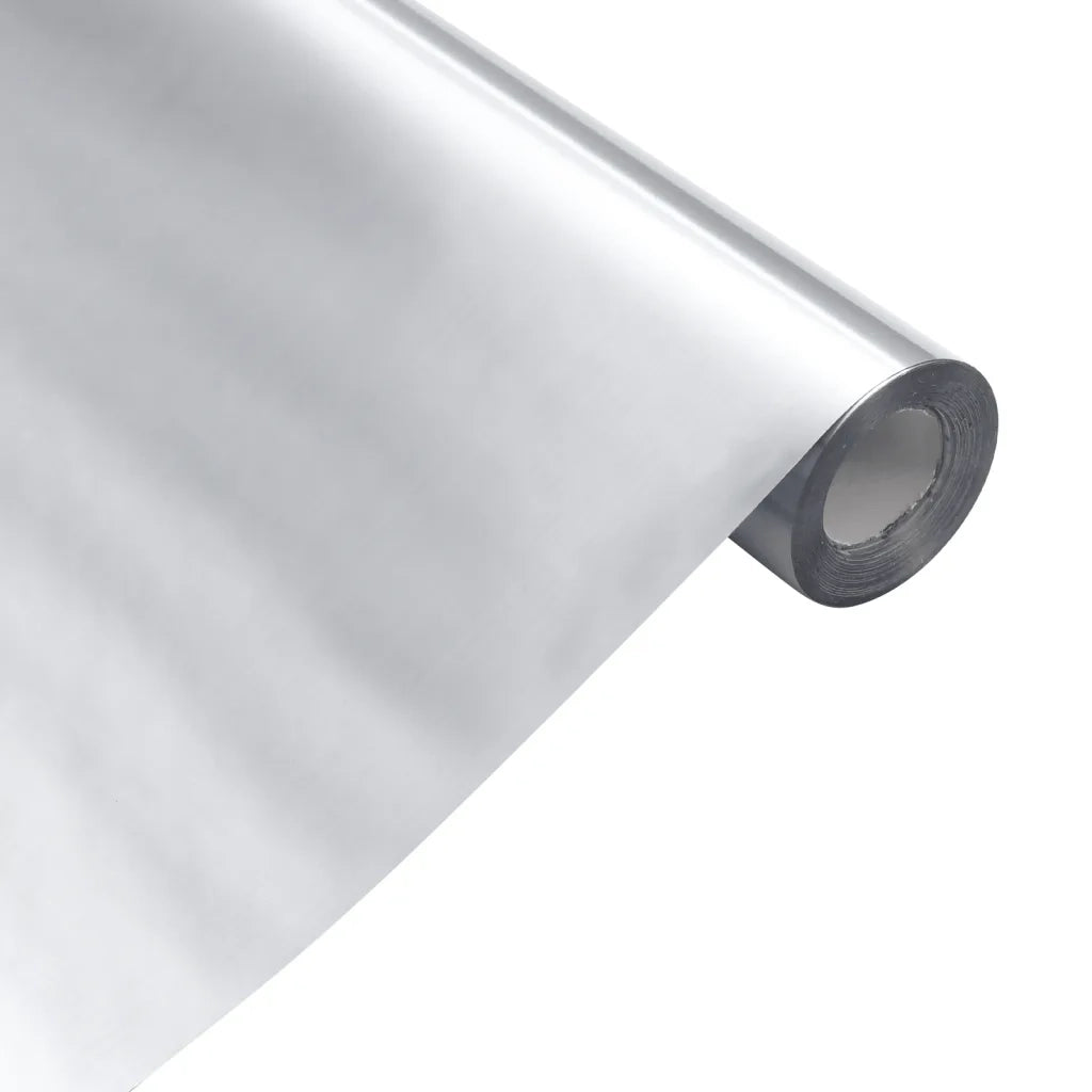 Adesivi per Mobili Autoadesivi Argento 90x500 cm in PET 3206490