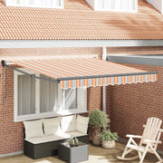 Tenda retrattile Multicolore 350 x 250 cm Poliestere e Metallo 3330296