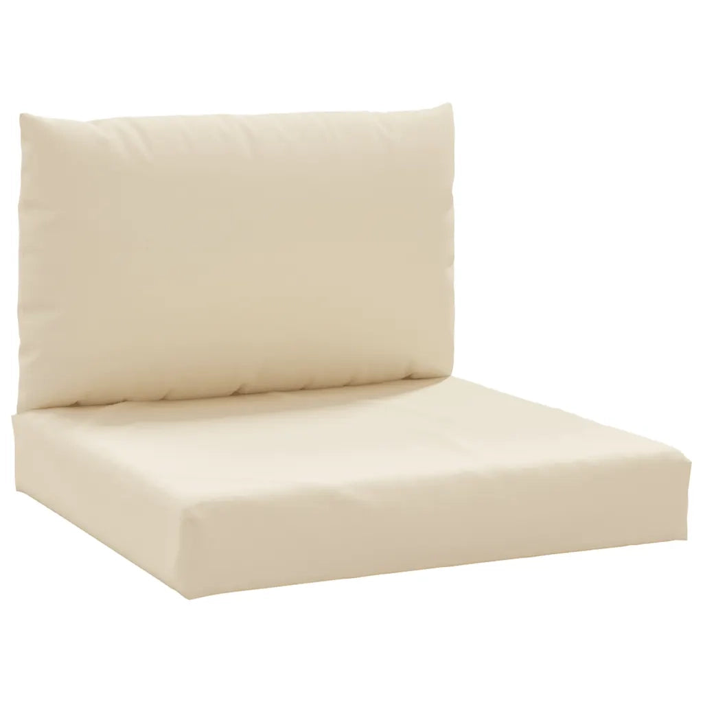 Cuscini per Pallet 2 pz Beige in Tessuto Oxford 361757