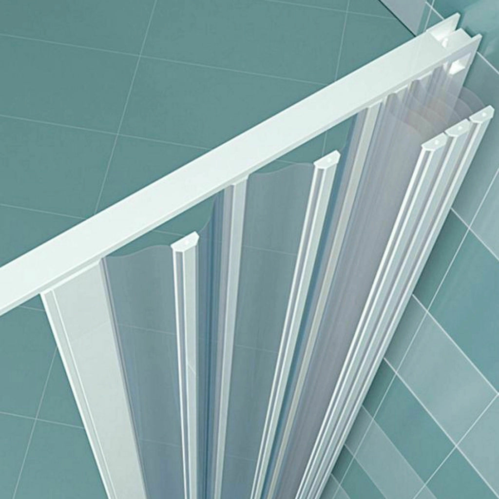 Box doccia Luna 70x100cm in pvc apertura soffietto centrale