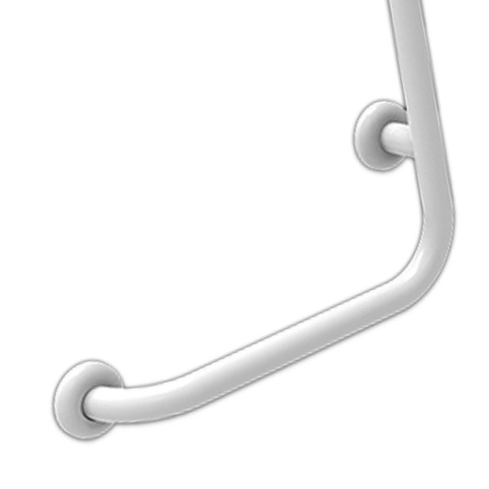 Goman maniglia di sicurezza verticale e laterale dx 40x70 bianco