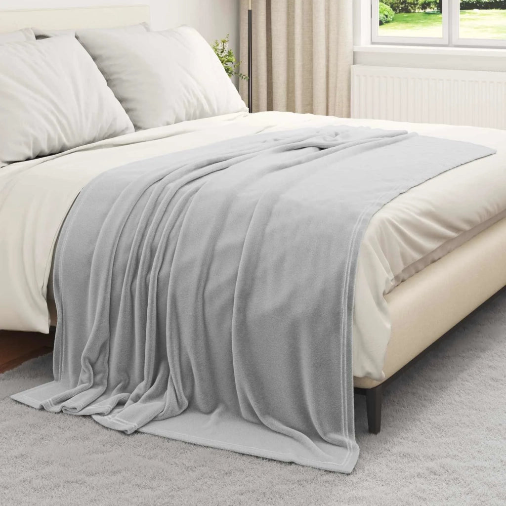 Coperta Grigio 150 x 200 cm Panno 42016770