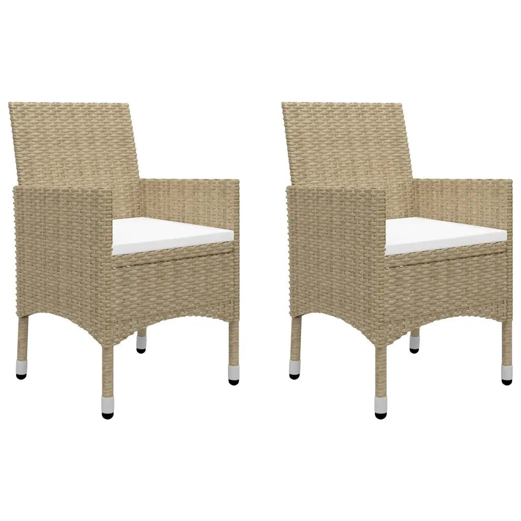Set Mobili da Pranzo per Giardino 5 pz Beige 3067685