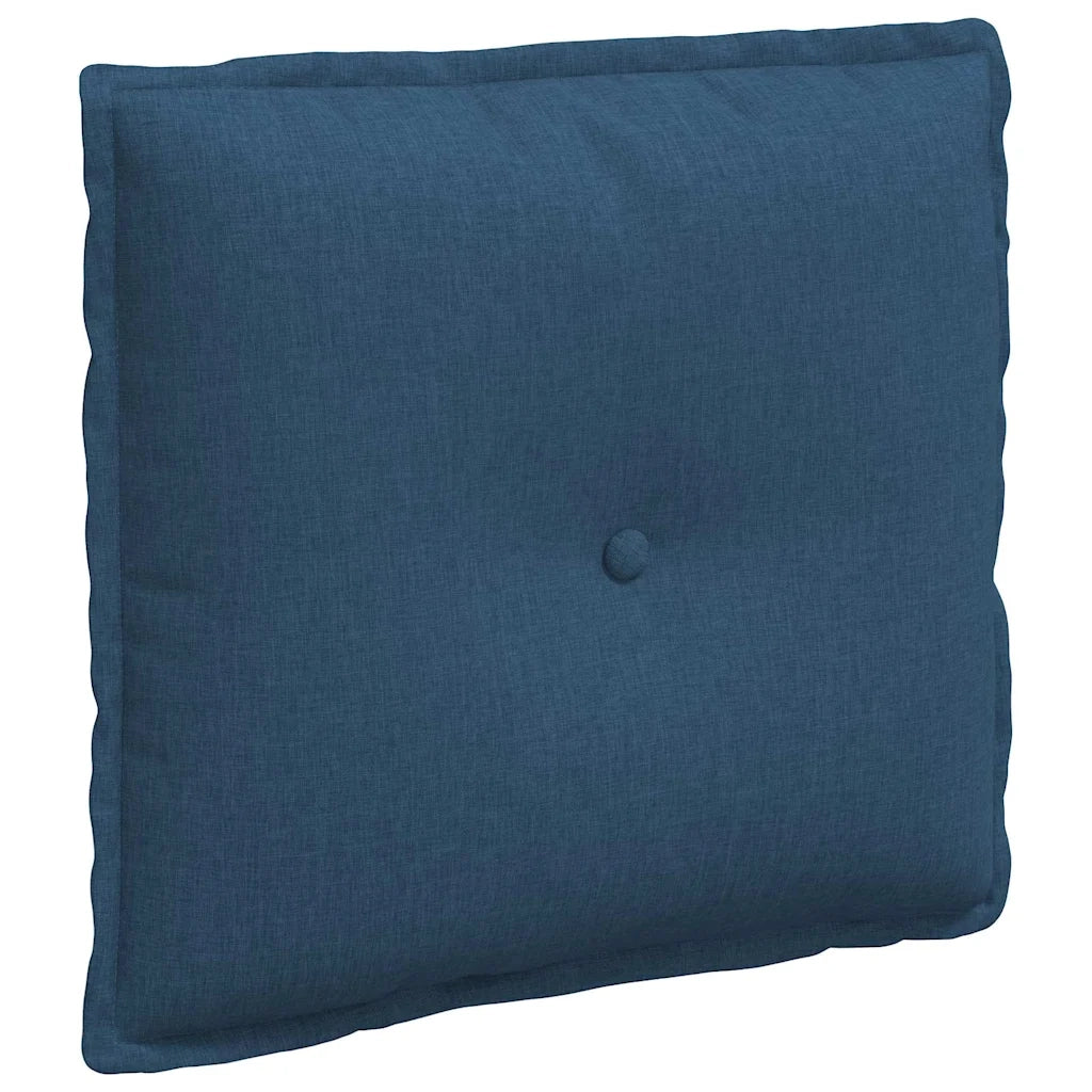 Cuscino per Schiena Blu 50 x 19 x 45 cm Tessuto 42014623
