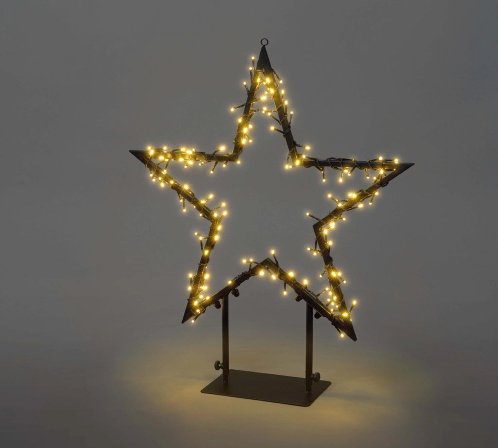 STELLA LED NATALIZIA DA 250 LDED 90XH102 CM A LUCE CALDA