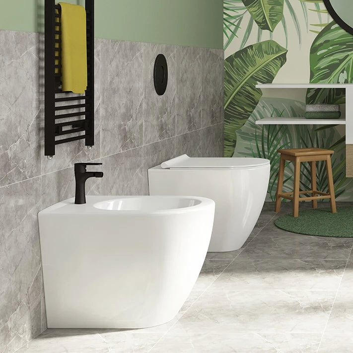 Bidet filo muro Greta LINPH Nero Opac