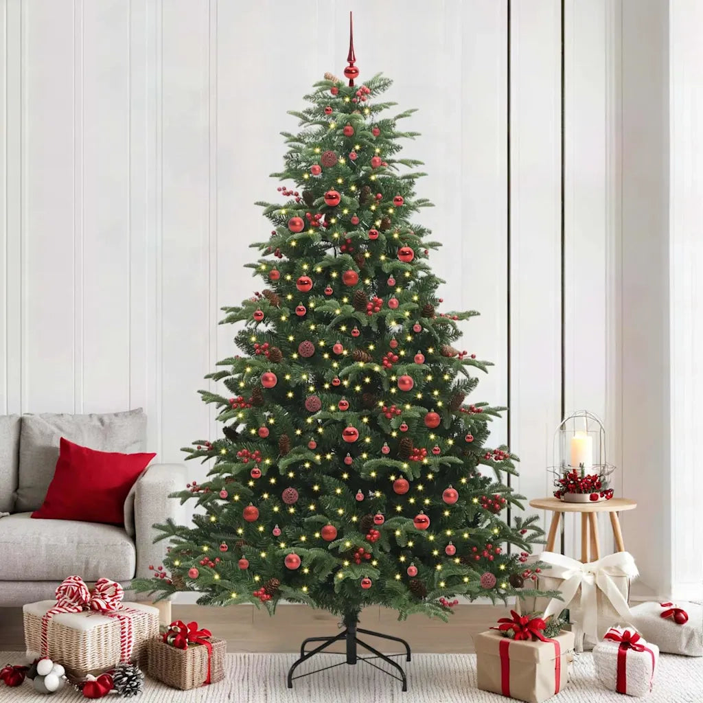 Albero di Natale artificiale con 300 LED Verde 240 cm