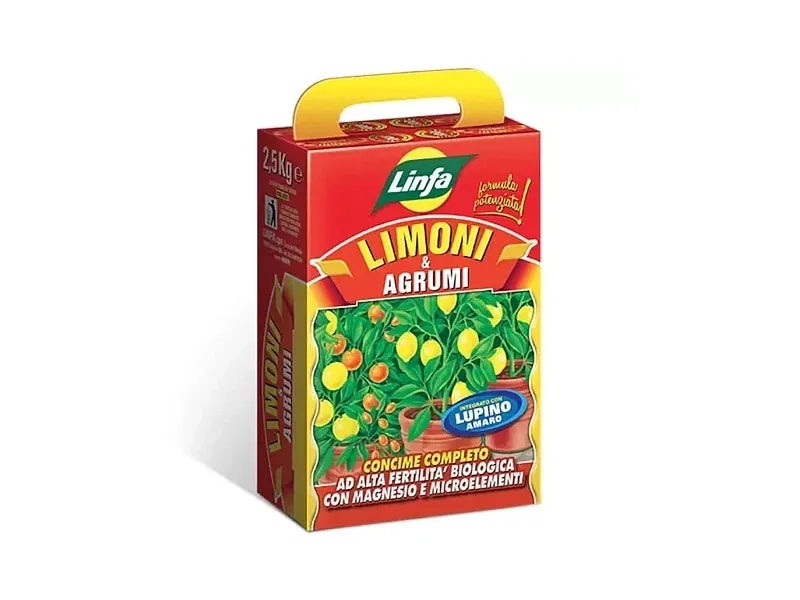 Concime Completo Linfa per Limoni e Agrumi 2,5 Kg: Vigore e Produttività