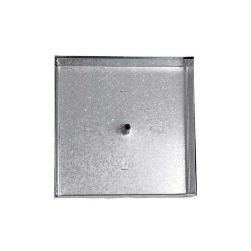 Sigillo zincato leggero : Dimensione - cm 53x53x5h