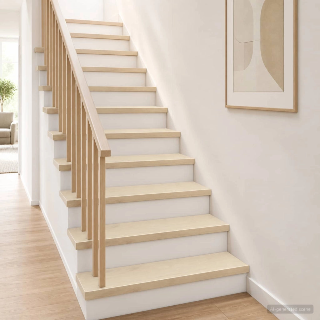 Gradini per Scale 16 pz 110 x 30 x 2 cm Bianco 3449463