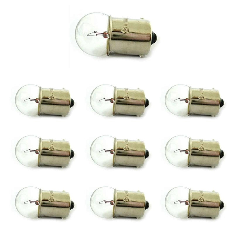 10 Lampade Alogene G18,5 R10W 24V 10W BA15S per Camion Autobus Targa Posizione