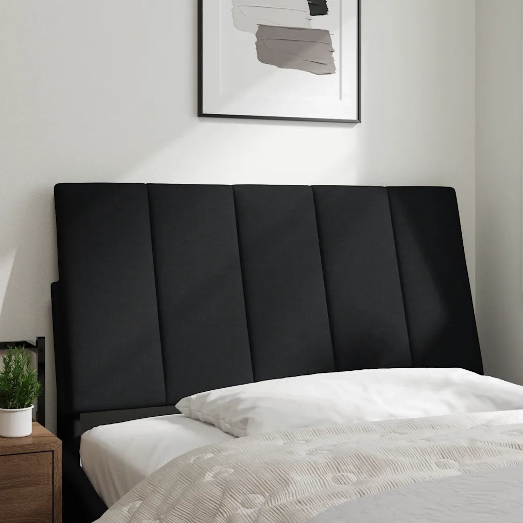 Cuscino Testiera Hanko Nero 100 cm in Tessuto 4019151