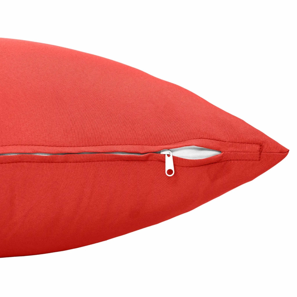 Cuscino con cuscino HEERLEN 12 pz Rosso Poliestere 926673