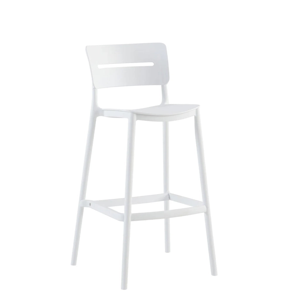 SET 2 SGABELLO NOVA BIANCO