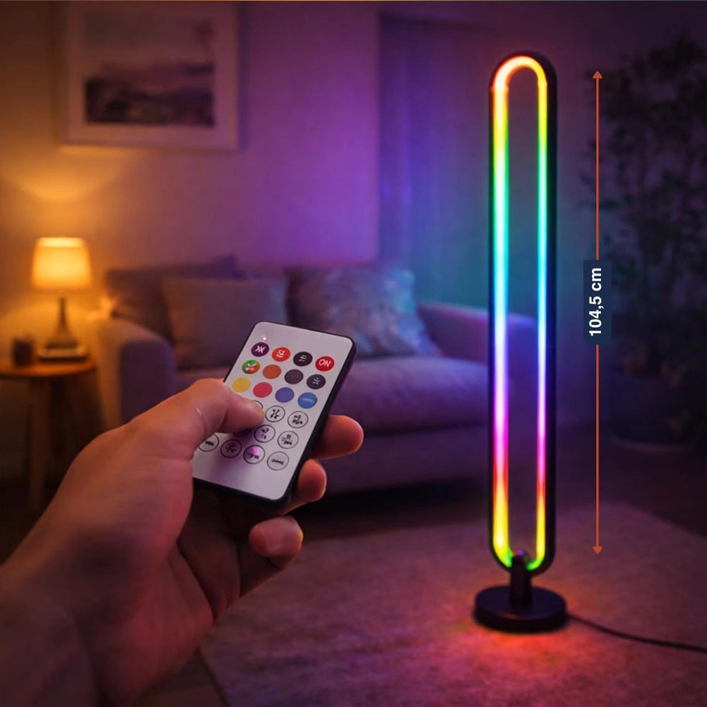 Lampada da Terra RGB 104.5cm Telecomando Illuminazione Timer e Modalità Musica