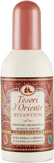 3 X TESORI D'ORIENTE BYZANTINIUM  PROFUMO AROMATICO ROSA NERA E LABDANO 100 M