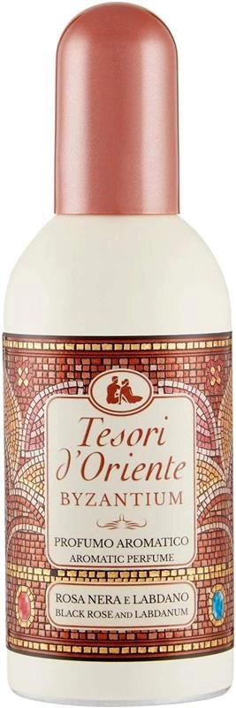 3 X TESORI D'ORIENTE BYZANTINIUM  PROFUMO AROMATICO ROSA NERA E LABDANO 100 M