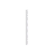 Cremagliera binario singolo - 200 cm. - bianco